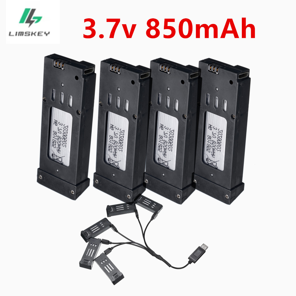 Eachine Drone E58 - 3.7V 850mAh RC ドローンバッテリー E58 E68