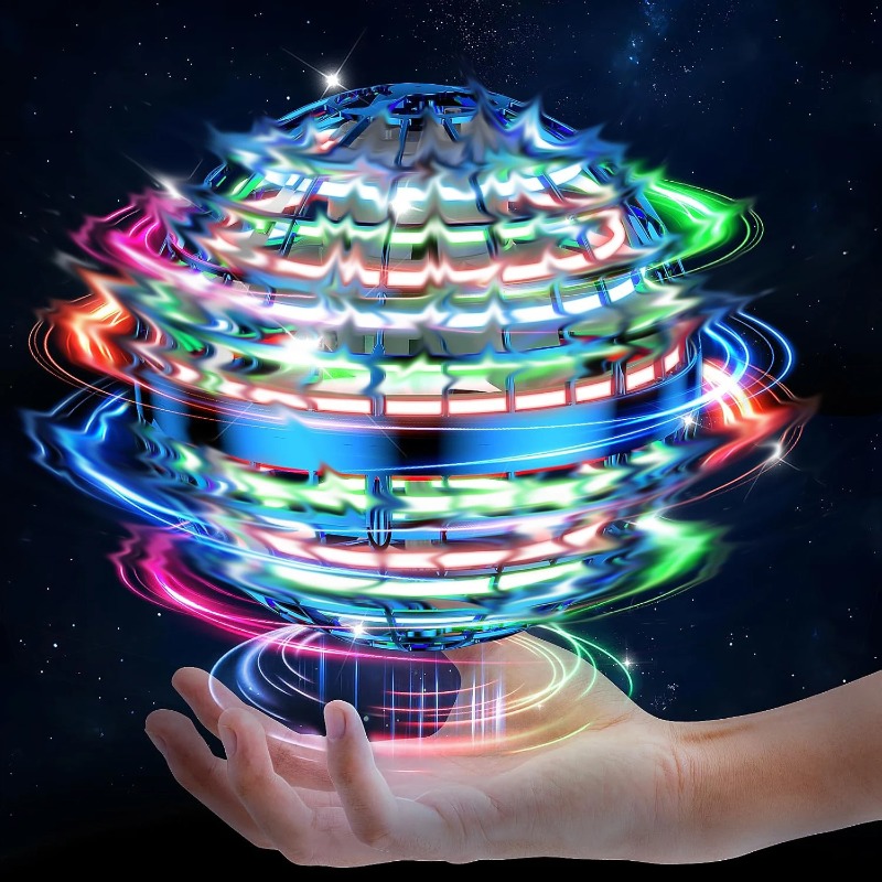 Drone Ball Rc - 2026 AIフライングオーブボールトイ ギャラクシーコズミックグローブ ブーメラン ホバーボール ハンドドローン