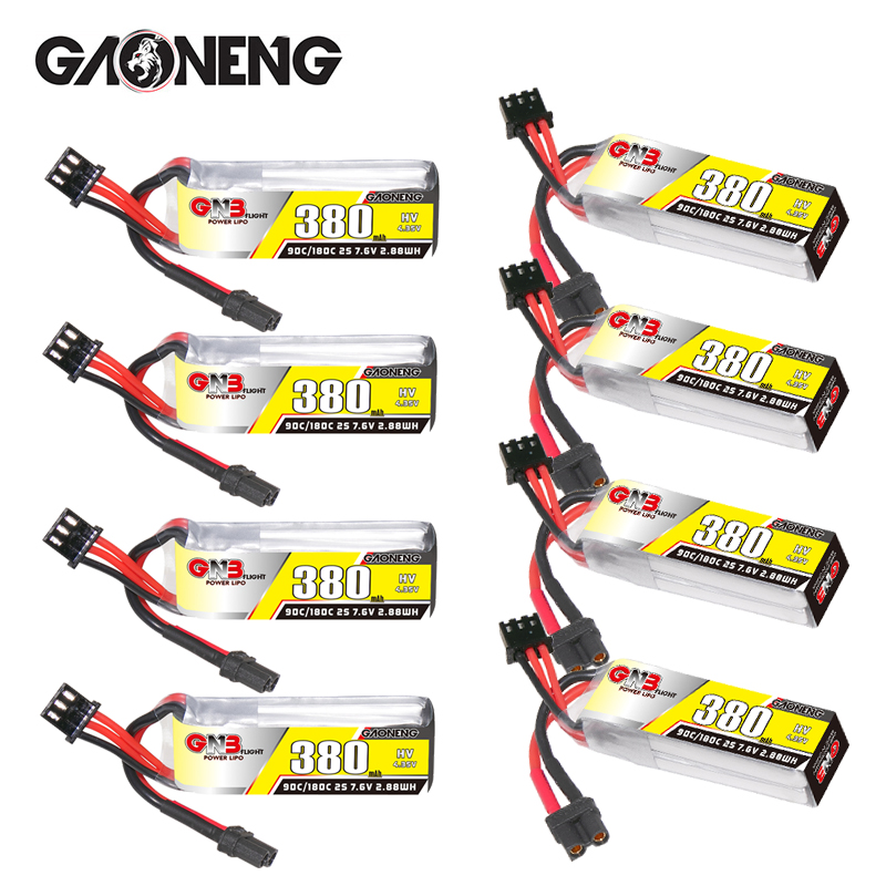 Drone Lipo Battery - GNB 2S 7.6V 380mAh 90C/180C リポバッテリー