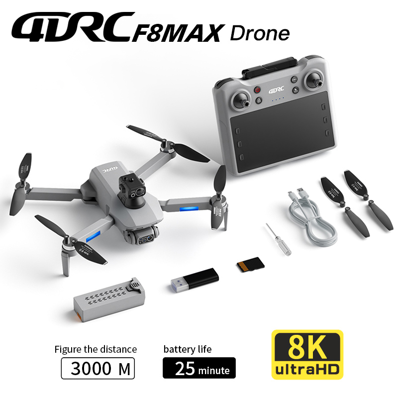 Drone Rc Fpv Pro - F8 MAX GPSドローン プロフェッショナル 8Kカメラ 5G