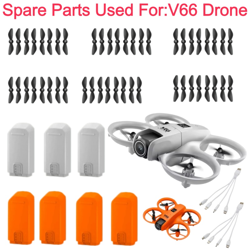 Drone Smart Rc - V66 スマート障害物回避 RC ドローン クアッドコプター スペアパーツ