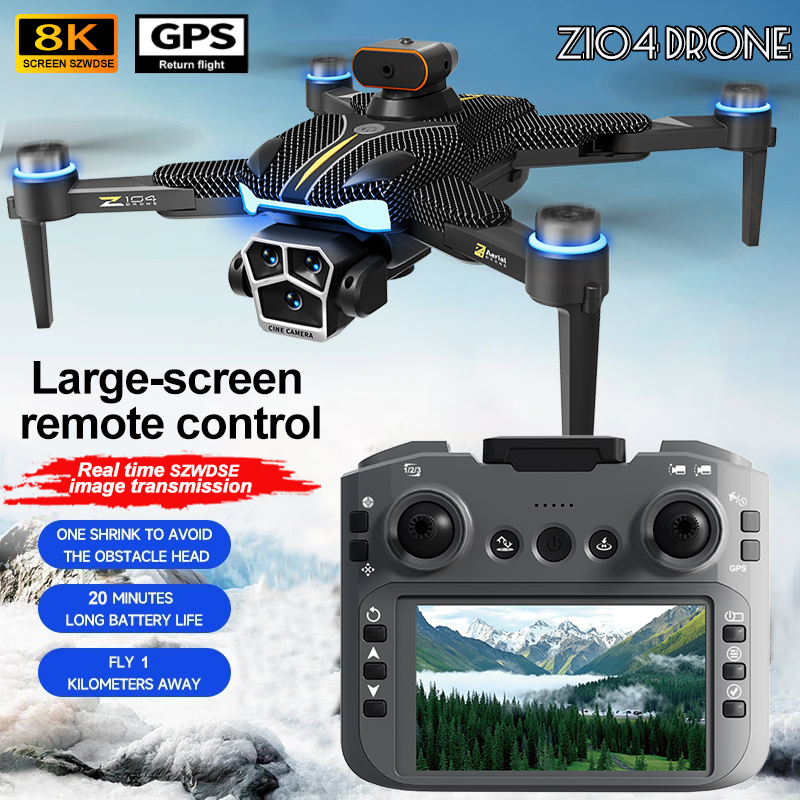 Drone Gps Rc Tt36 - Xiaomi Z104 GPS測位ドローン 8K HD空撮デュアルカメラ ブラシレスクアッドローター