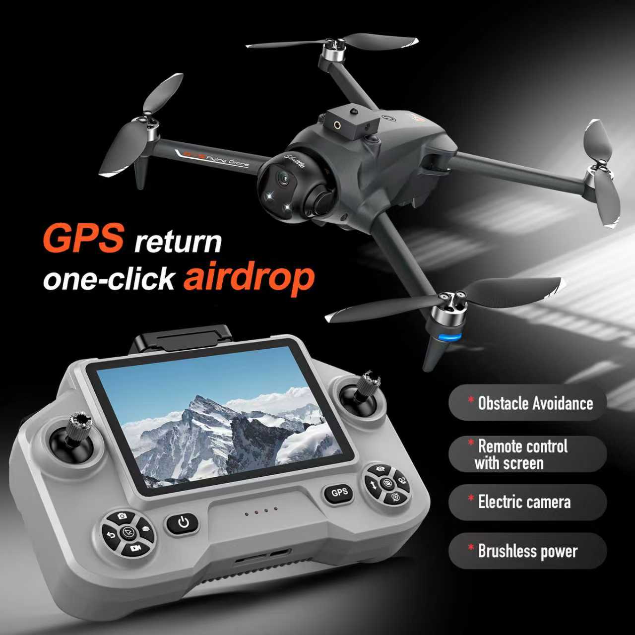 Drone Gps Rc Tt36 - YL059 FPV GPSクアッドコプタードローン 8K HDデュアルカメラ搭載 耐久性