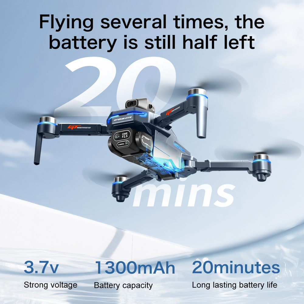 オリジナルGT8ドローン 8Kプロフェッショナルデュアルカメ - Drone Gps Rc Tt36 のレビューと価格