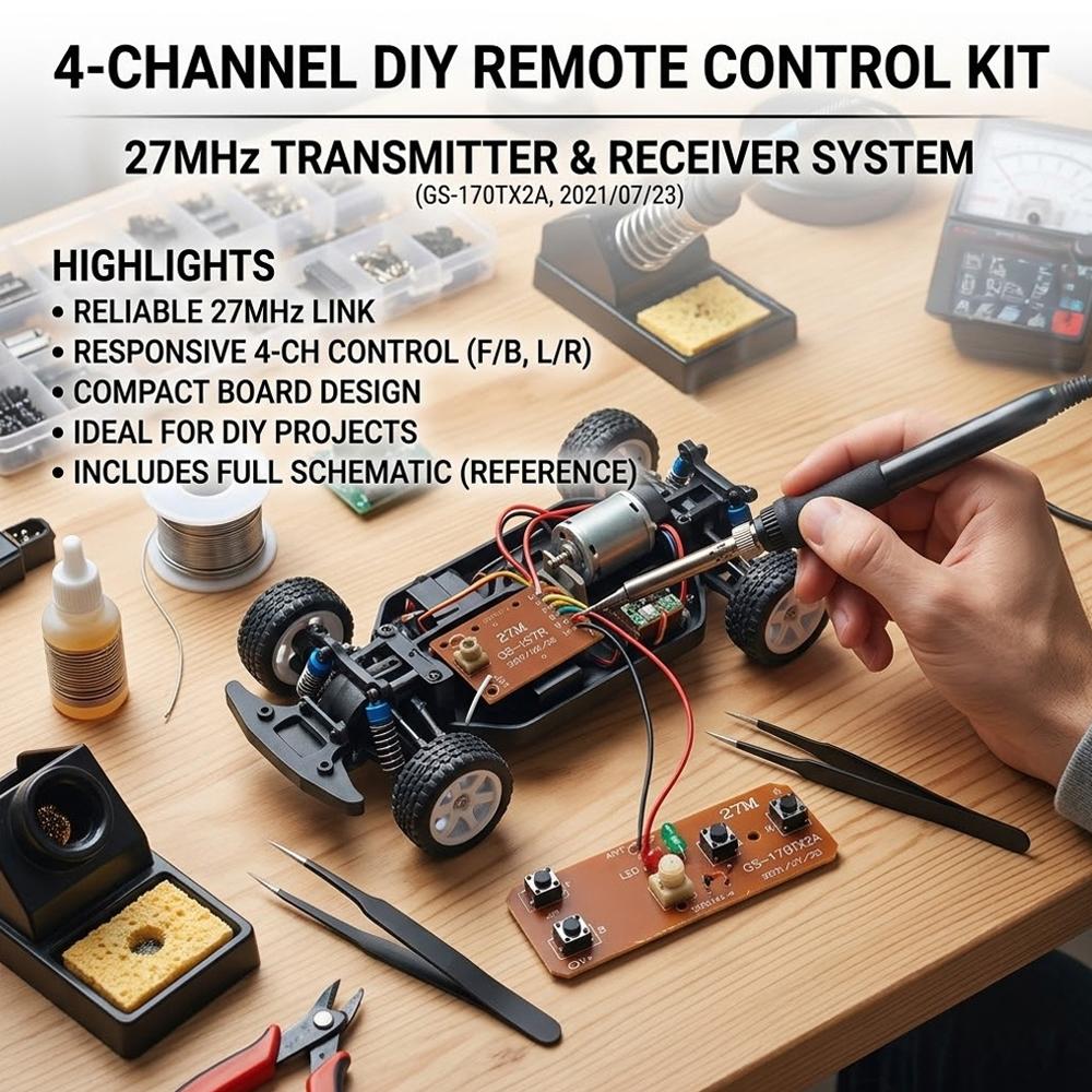 27MHz リモートコントロールキット 4CH ワイヤレス送 - Joystick Rc Drone のレビューと価格