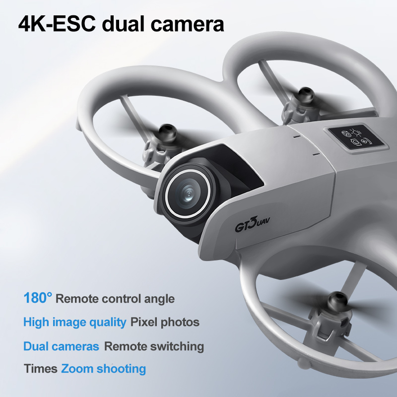 新型GT3ミニドローン 8K HD デュアルカメラ 空撮 イ - Drone Gt3 Rc のレビューと価格