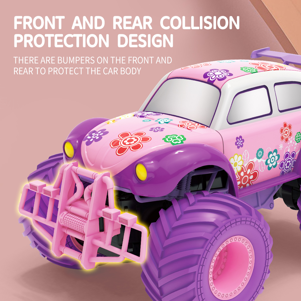 ピンク RC カー電気駆動オフロードビッグホイール高速パープ - Drone Or Rc Car のレビューと価格