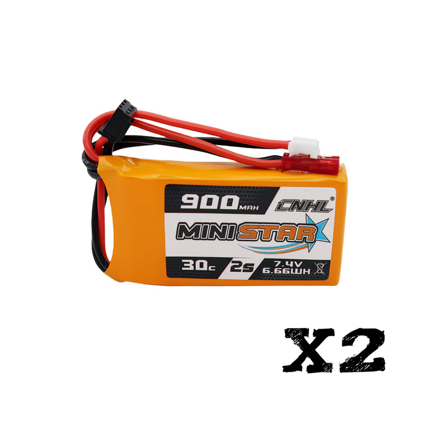 CNHL MiniStar リポバッテリー 2S 900mA - Micro Fpv Quad のレビューと価格