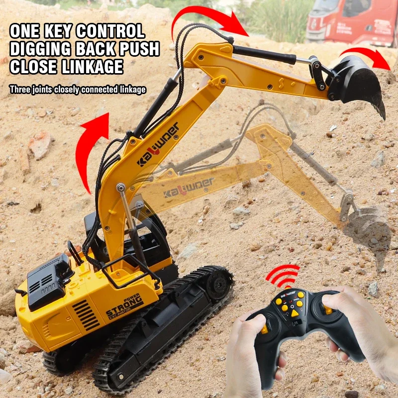 Huina Rc ショベル 1/24 9Ch リモートコント - Drone Or Rc Car のレビューと価格