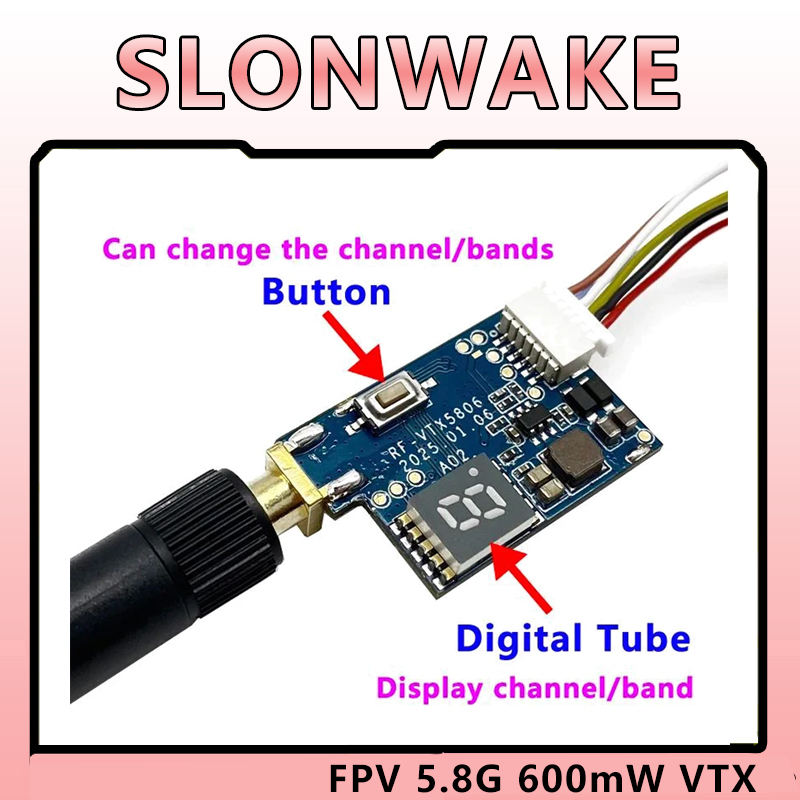 SLONWAKE 5.8G TS5823 PRO ミニアナロ - Drone Rc Fpv Pro のレビューと価格