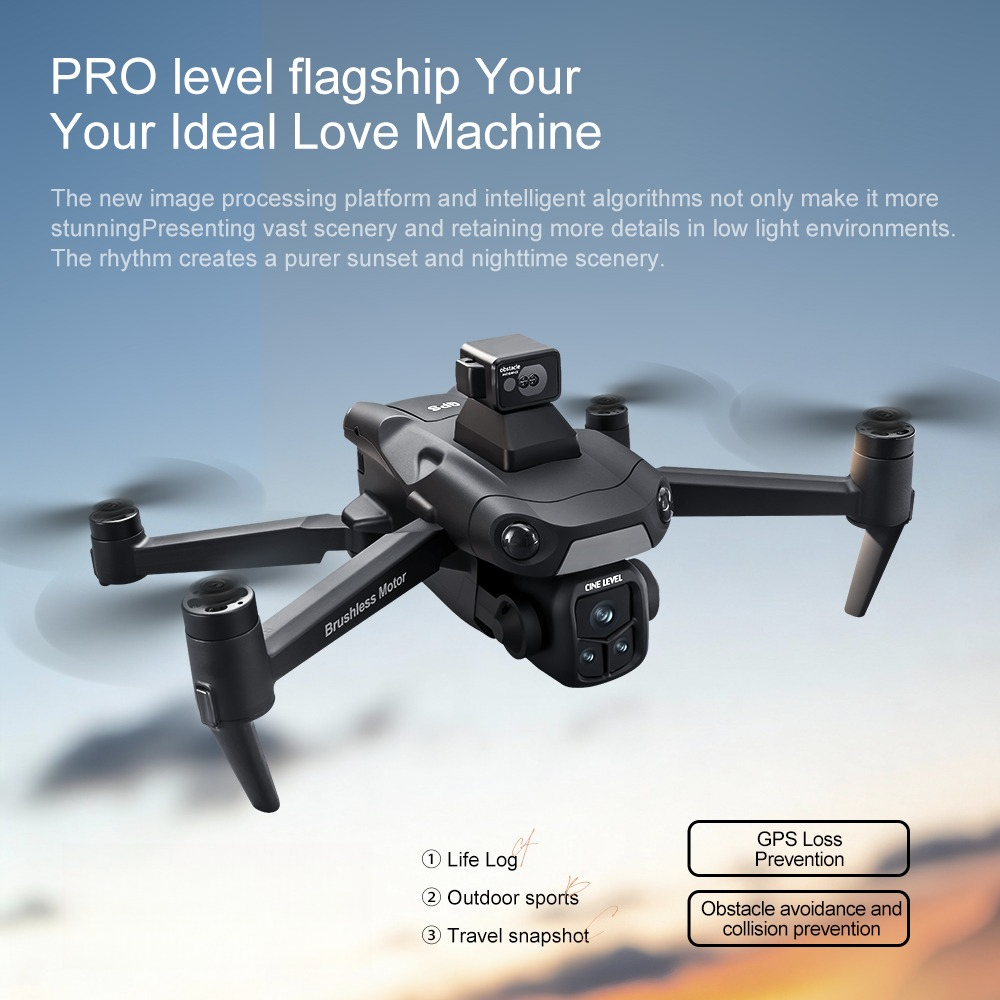 オリジナルA1R3S GPS折りたたみ式ドローン、大型スクリ - Drone Gps Rc Tt36 のレビューと価格