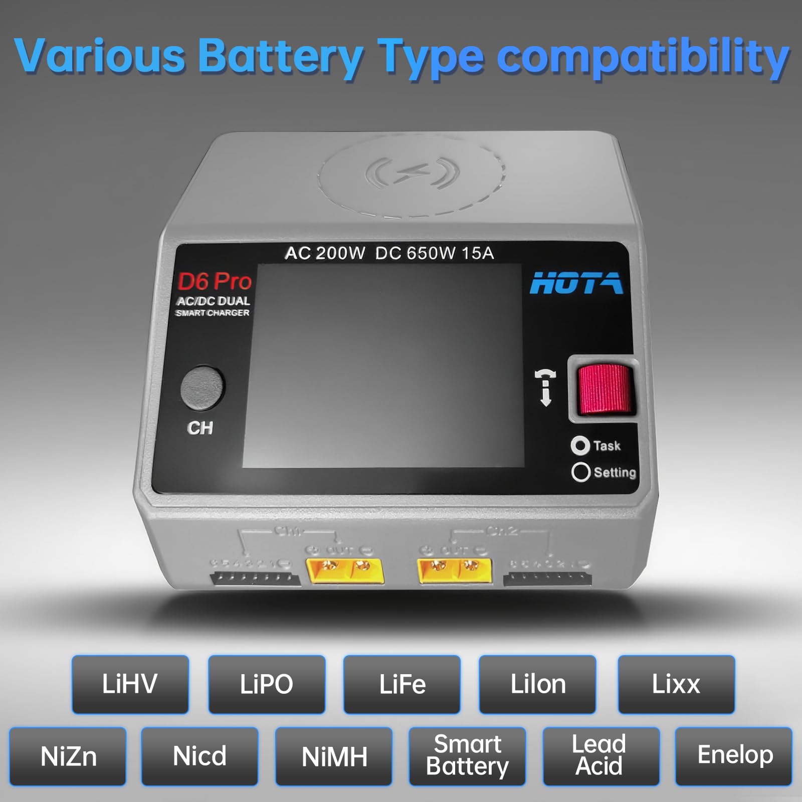 NEW HOTA D6 Pro グレー AC 200w DC - Drone Smart Rc のレビューと価格