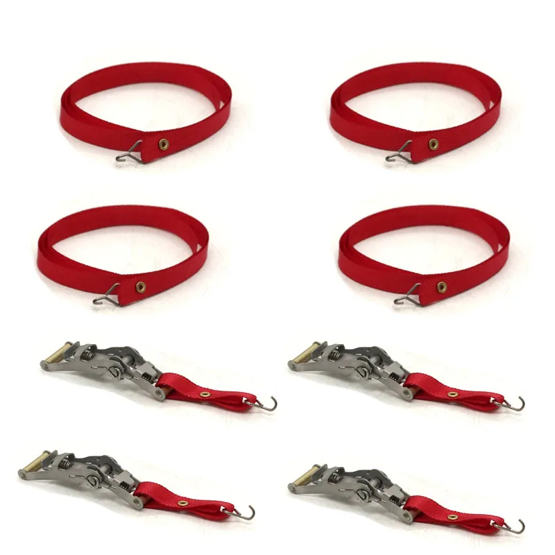 4 個 1:14 スケール固定ストラップストラップテンショナ - Drone Rc Belt のレビューと価格