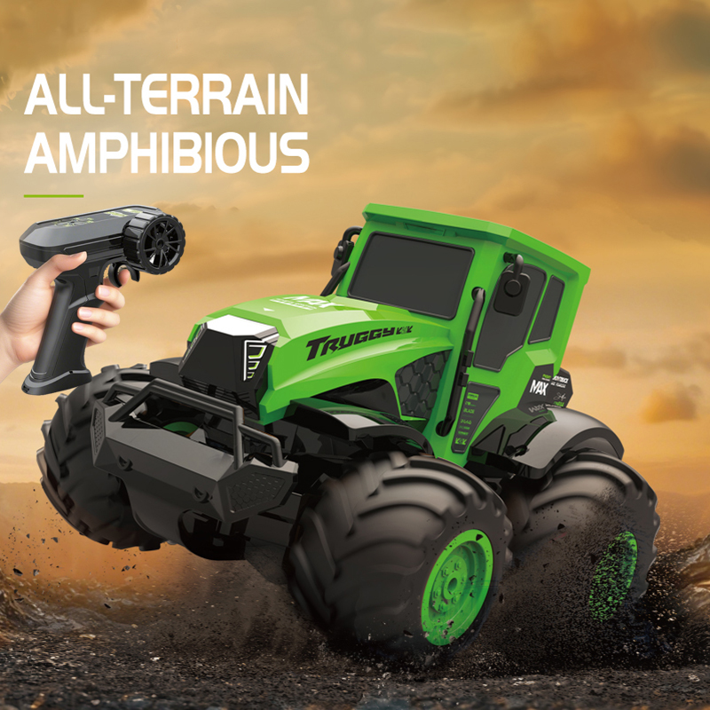 1:14スケール水陸両用RCカー フルプロポーショナル4WD - Drone Or Rc Car のレビューと価格