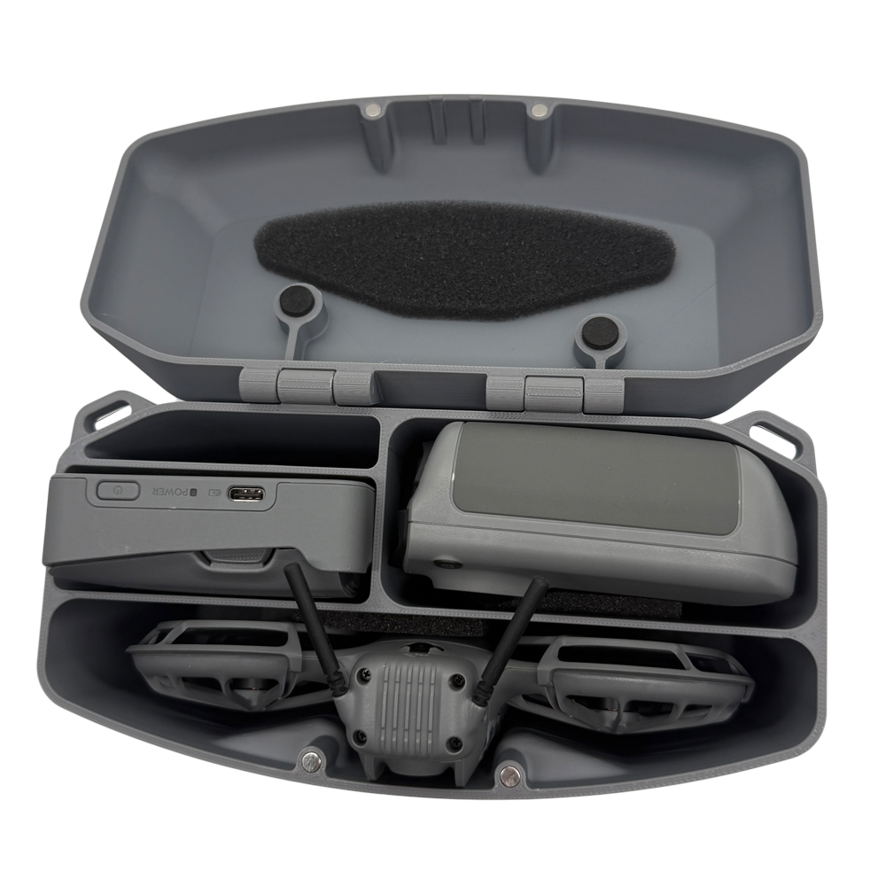 DJI Neo 2用3Dプリント製ボックス、磁気蓋付き、調整 - Drone Rc Belt のレビューと価格