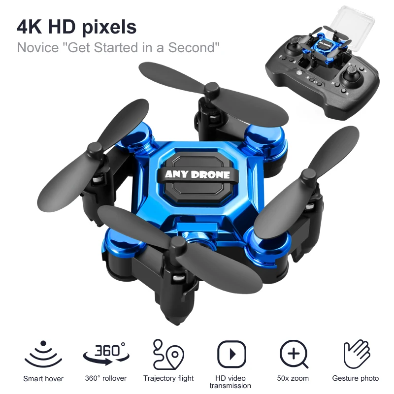 4K カメラ HD RC ドローン折りたたみリモコンミニクア - Drone Smart Rc のレビューと価格