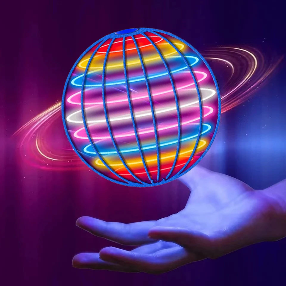 LEDライト付きフライクロブマジックボール,ブーメラン,ドロ - Drone Ball Rc のレビューと価格