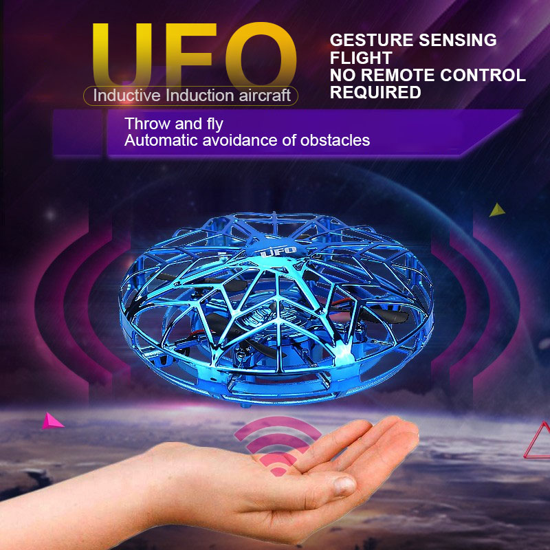 UFO 誘導航空機リモートコントロール航空機フライングボール - Drone Ball Rc のレビューと価格