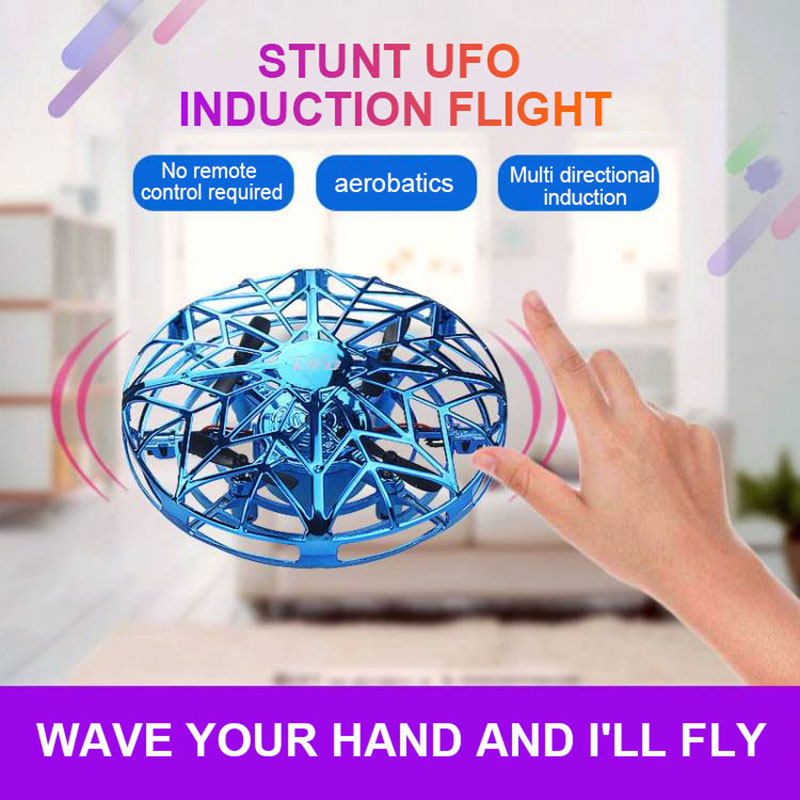 UFO 誘導航空機リモートコントロール航空機フライングボール - Drone Ball Rc のレビューと価格