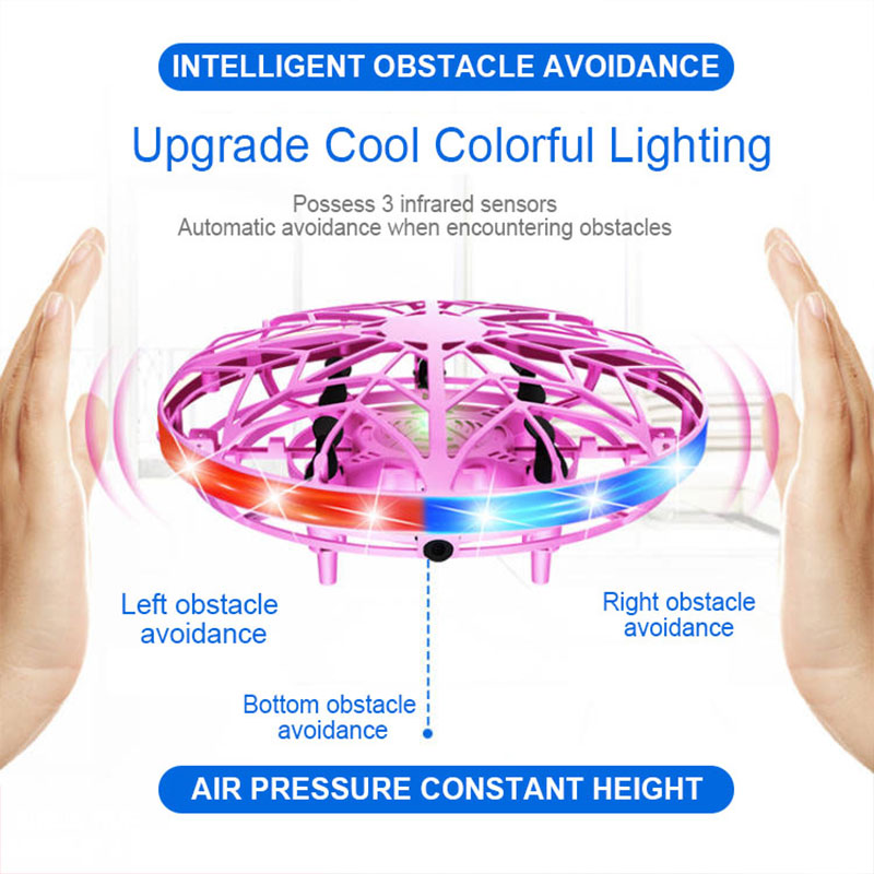 UFO 誘導航空機リモートコントロール航空機フライングボール - Drone Ball Rc のレビューと価格